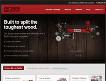 Tablet Screenshot of boss-industrial.com